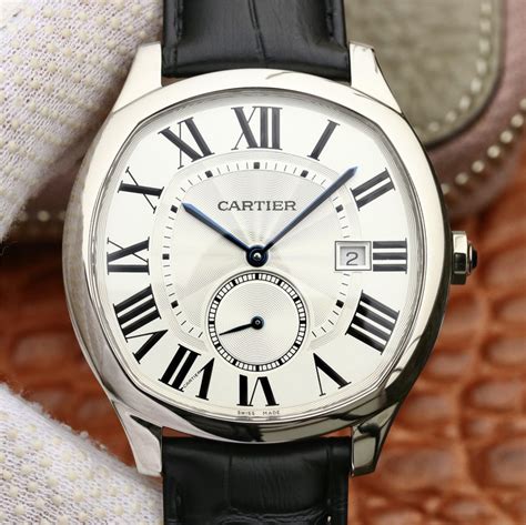 drive de cartier watch replica|cartier rubber strap watch.